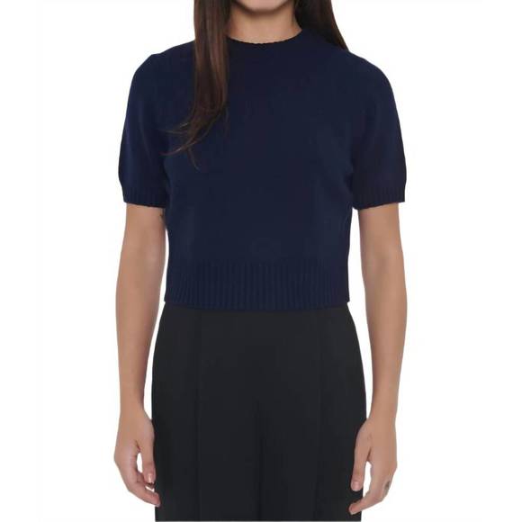 NEW TOCCIN elsie pullover sweater in navy